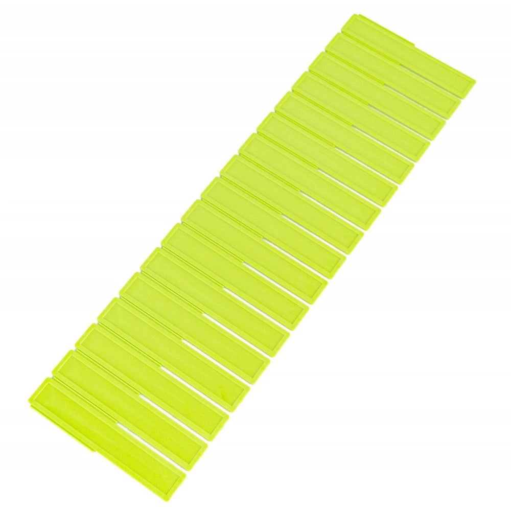 Set 2 Divisori Organizer 130x435mm Componibili per Cassetti in Plastica Verde