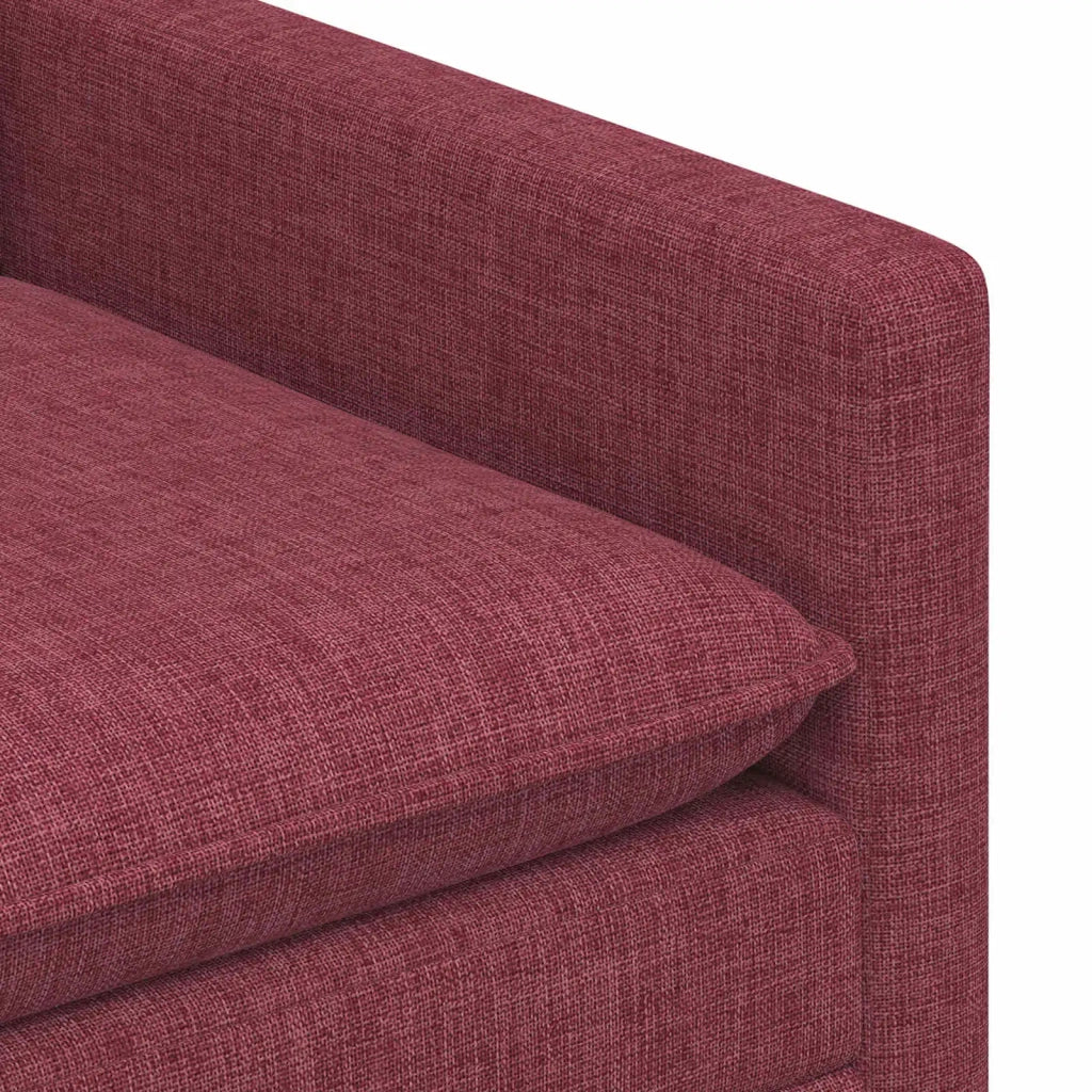 Set di divani 2 pz Rosso Vino Tessuto 3417122