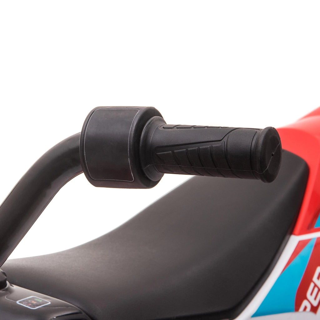 Moto Elettrica per Bambini 6V Motocross Rossa