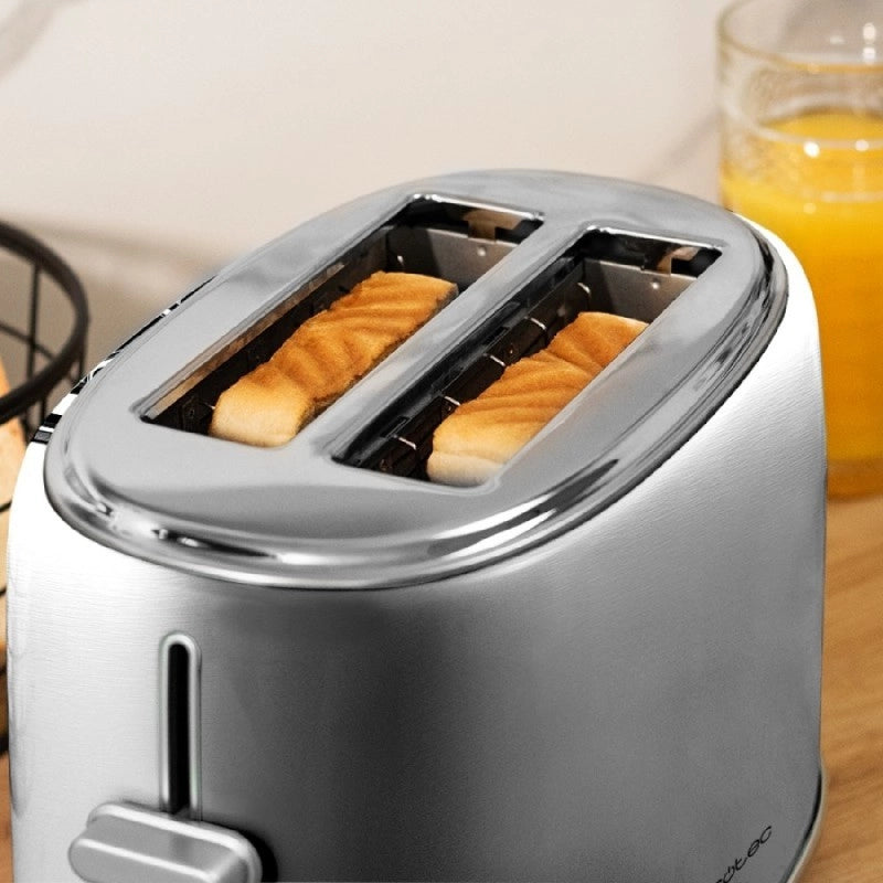 CECOTEC 03206 - Tostapane verticale Toast&Taste 1000 Retro Double Inox