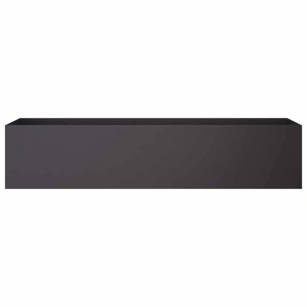 Vaso da giardino Nero 280 x 40 x 60 cm 8005904