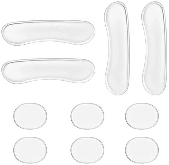 Set di Dampening per Tamburi a 10 pezzi - Pads Ovale/Lunghe Strisce - Gel di Silice - Pads Dampening Acustici - Lavabili - Materiale Morbido - Pads per Tamburi