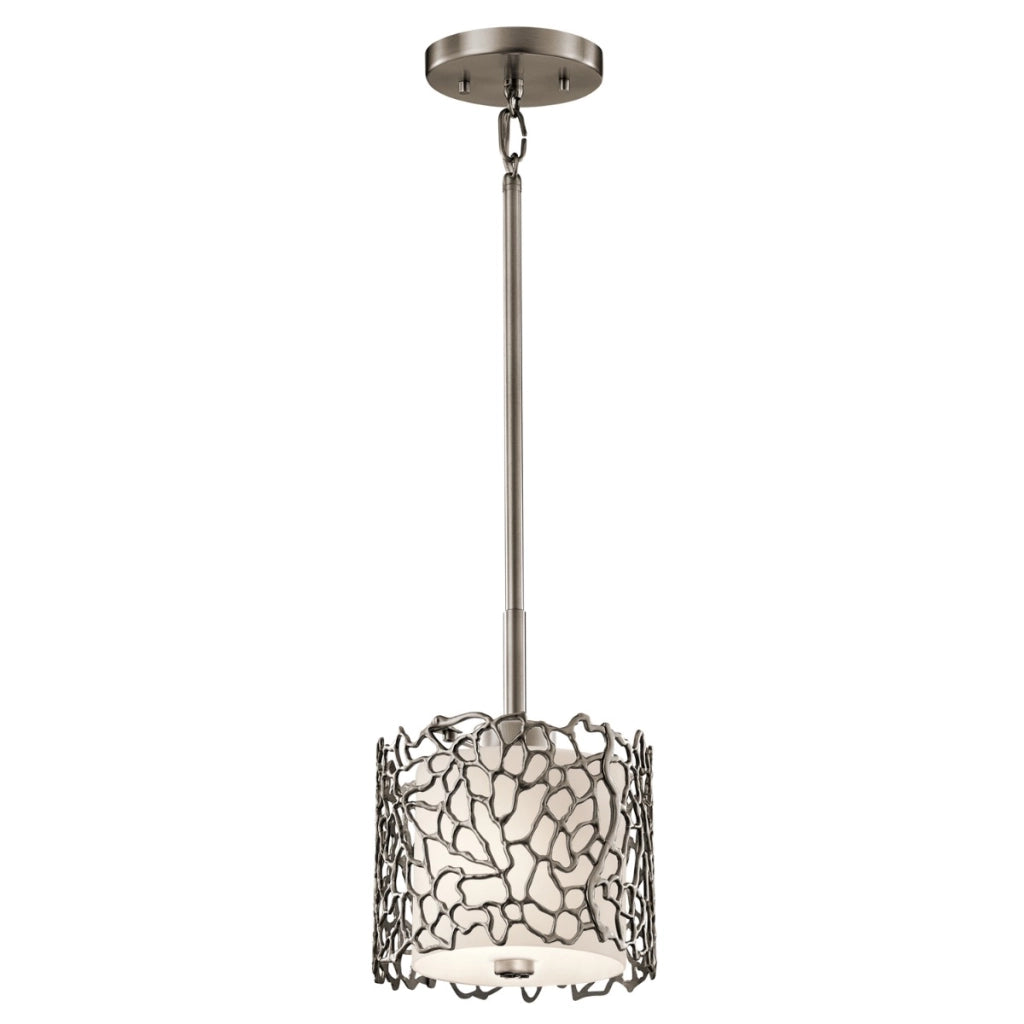 Lampada sospesa Silver Coral pewter E27 60W Kichler