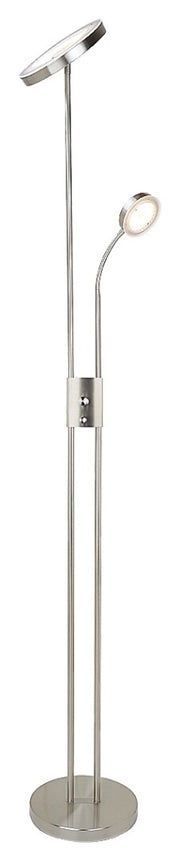 Lampada da terra cromata LED 23W con lettura Ophus Rabalux