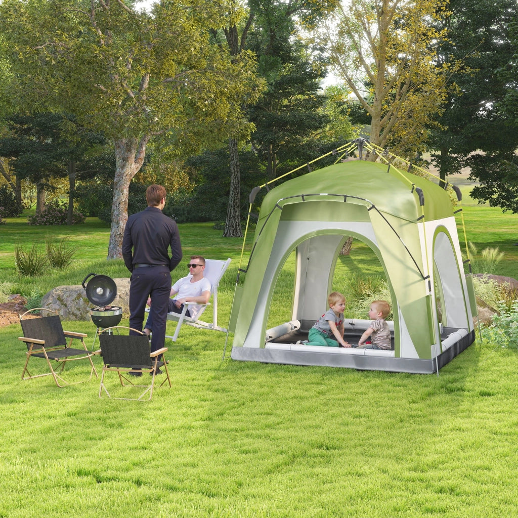 Tenda da Camping Pop-Up 3 Persone ¨C Zephmum ¨C Verde Grigio