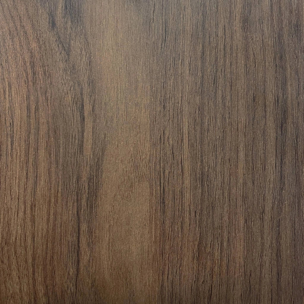 Comodino effetto legno 2 cassetti, noce