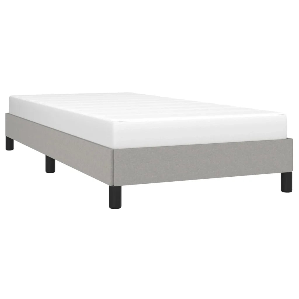 Giroletto senza Materasso Grigio Chiaro 90x200 cm Tessuto 346688