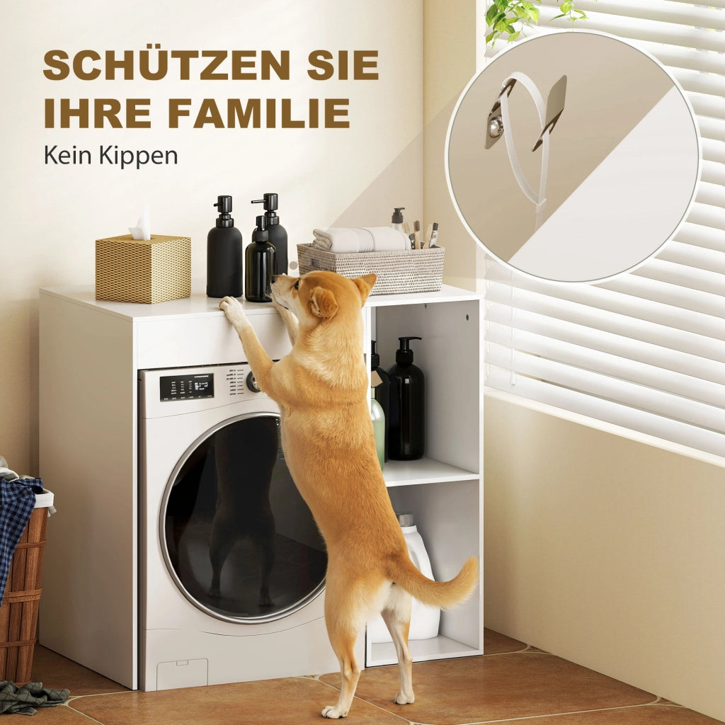 Mobiletto per bagno sopra lavatrice ¨C Minimal ¨C bianco