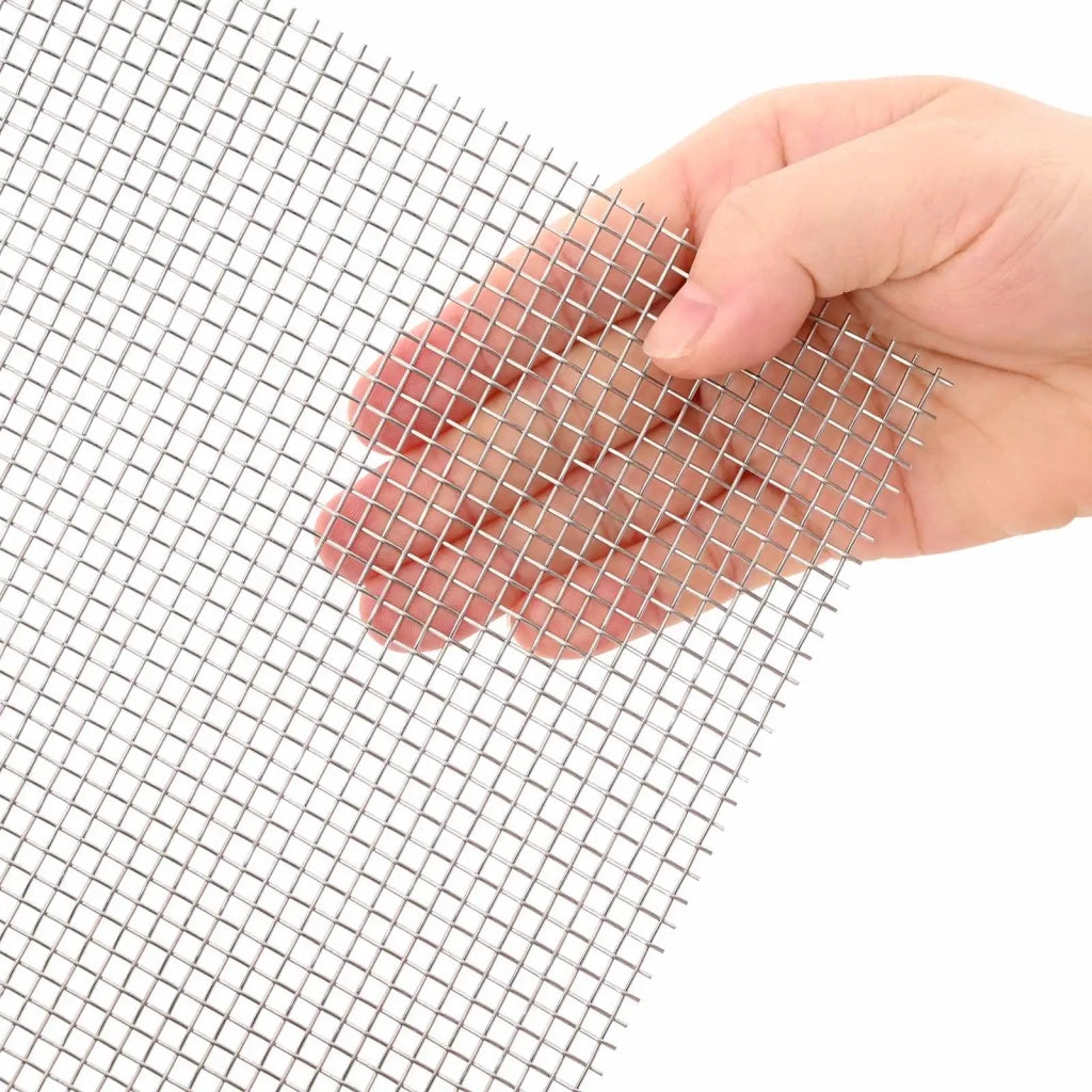 Rete per schermatura 120 x 500 cm 6 Mesh Argento 42039660