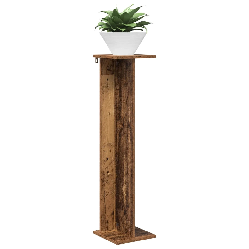 Supporto per piante Legno vecchio 25 x 25,5 x 100,5 cm 899638