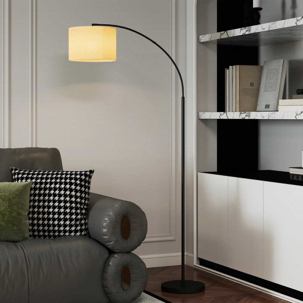 Lampada da terra con telecomando ¨C Minimal ¨C nero