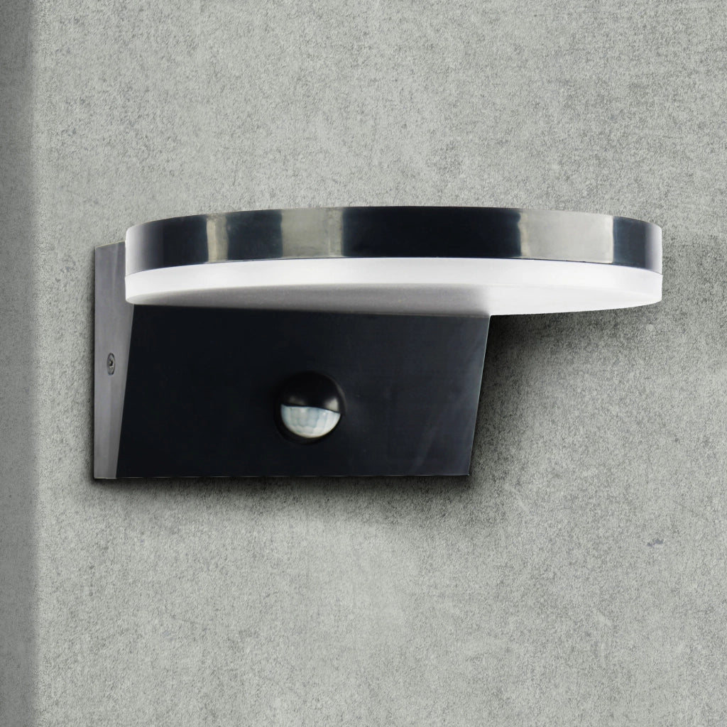 Applique esterna LED 10W 4000K PIR nero Polux Tesa
