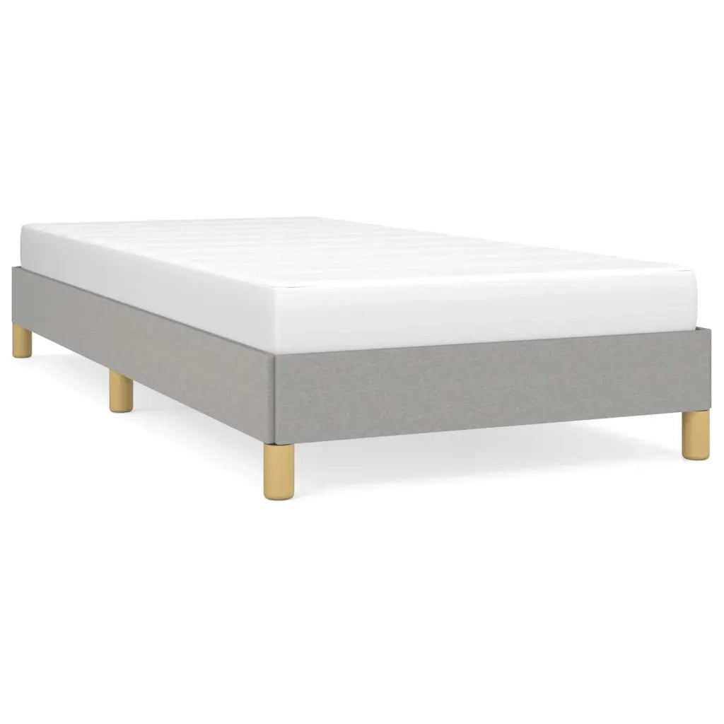 Giroletto senza Materasso-Struttura Letto Grigio Chiaro 100x200 cm Tessuto 923062