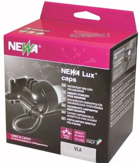 Newa Lux Caps VLA 36-58 Portalampada T8 - Compatibile Con Tubi T8 Da 36 A 58Watt