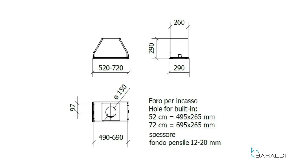 BLOCK DRY DROP cm 52 - Bianco - 700 m3/h