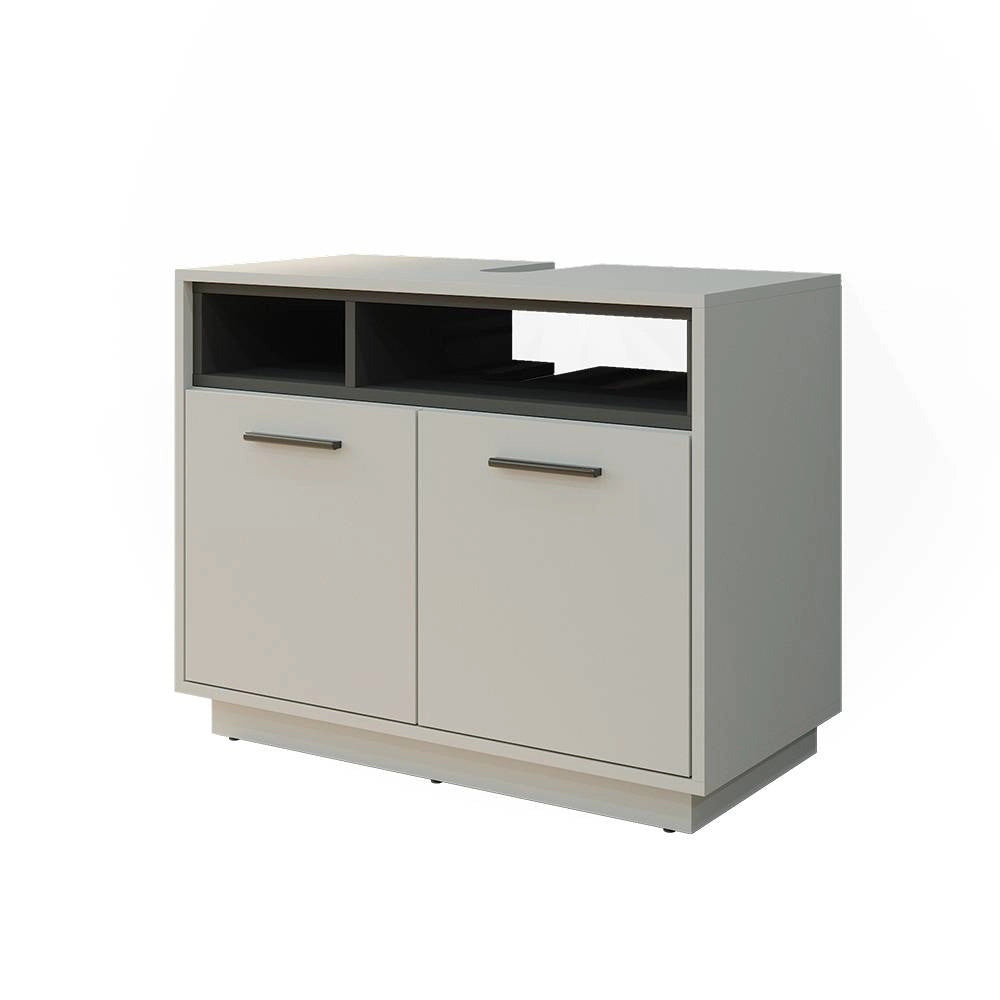 Mobile sottolavabo per bagno Beatrice Grigio 80 x 64 cm Vicco