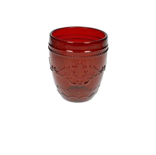 Bicchiere Rouge Rosso Set 6 Pezzi Vetro 