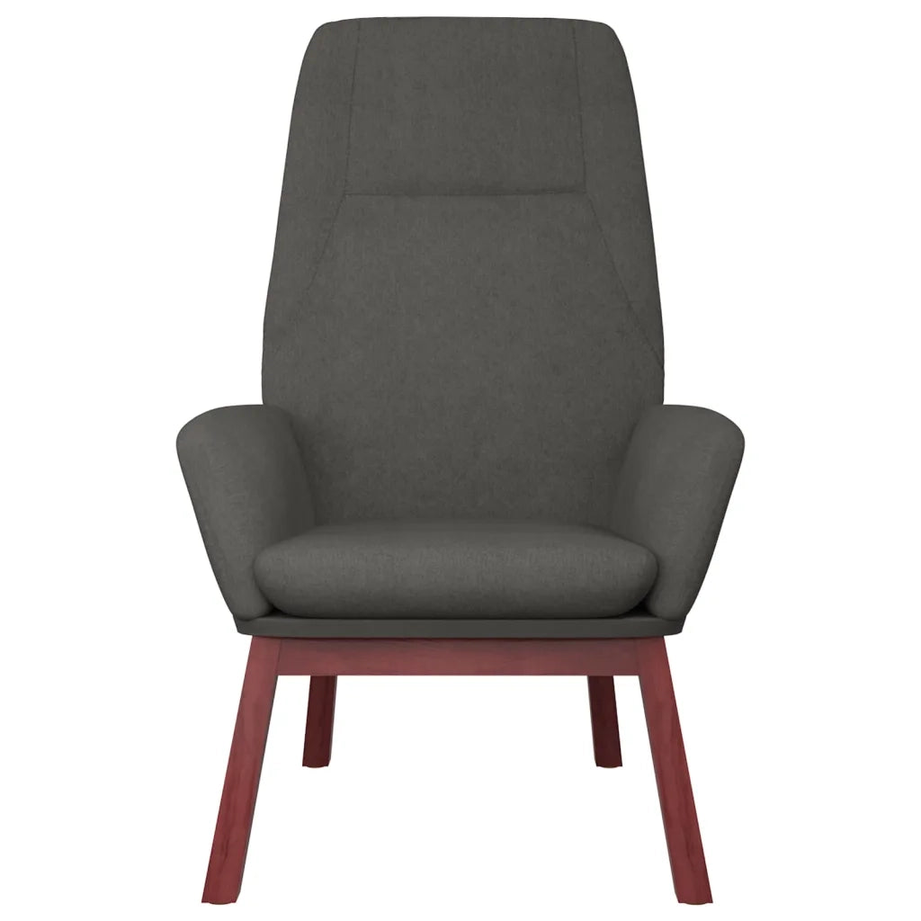 Poltrona | Sedia Relax Grigio Scuro in Tessuto