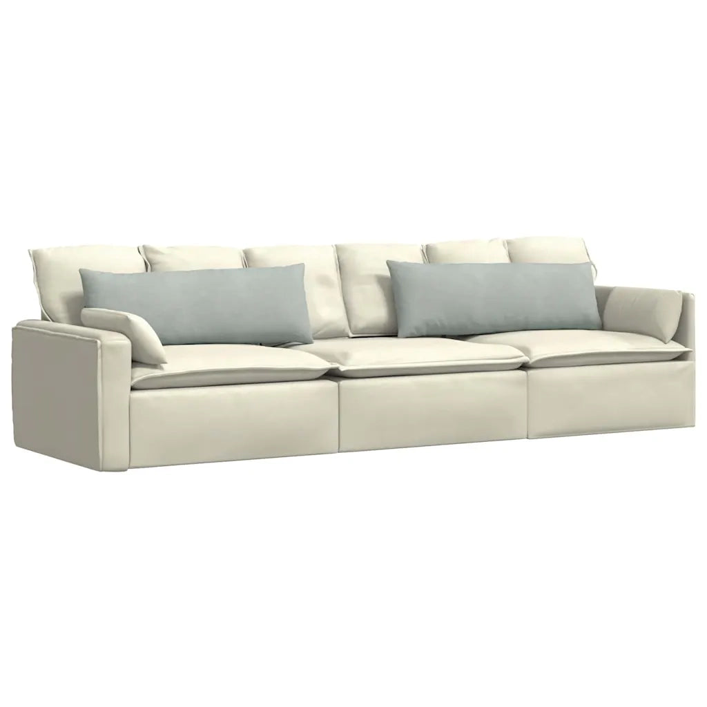 Cuscini da Divano 2 pz-Set di 2 Cuscini per Sofa Grigio chiaro 120 x 40 cm 545068