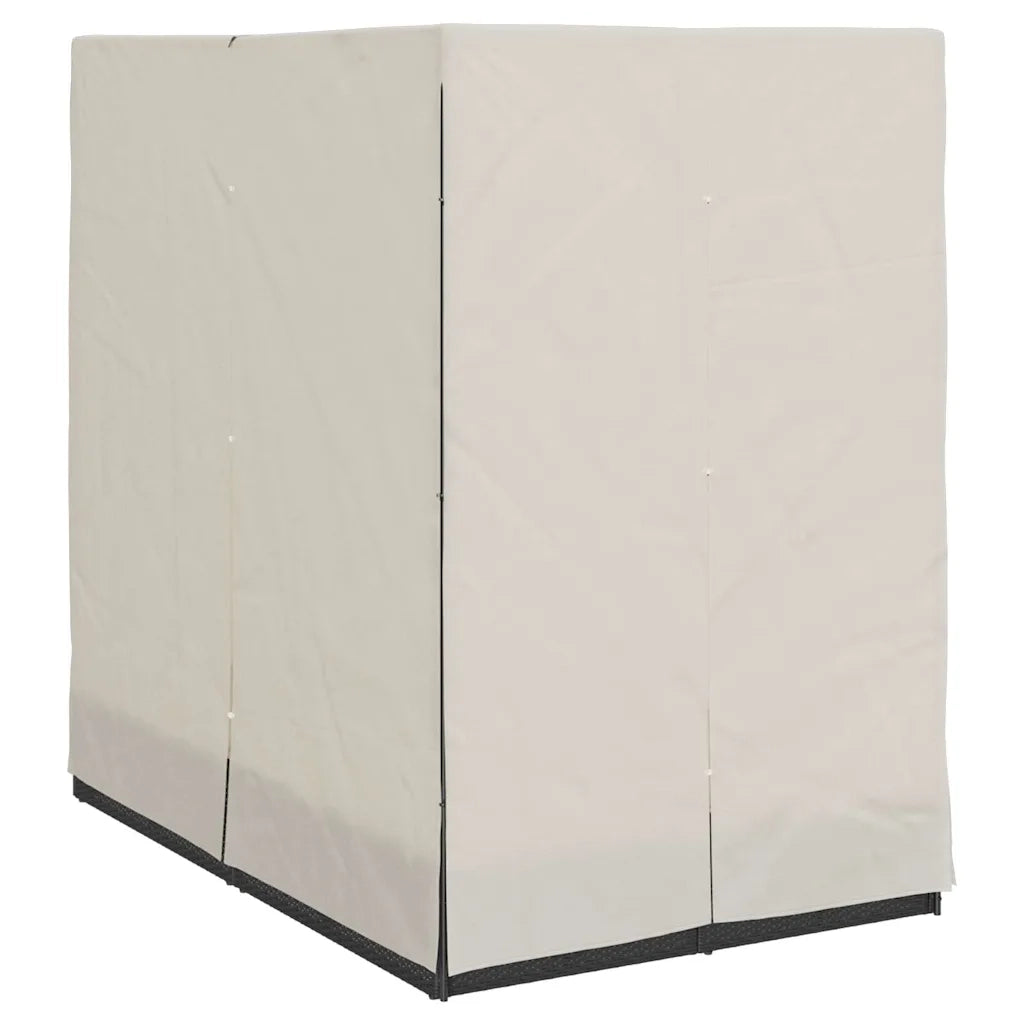 Lettino da sole doppio Bianco caldo 205 x 129 x 200 cm