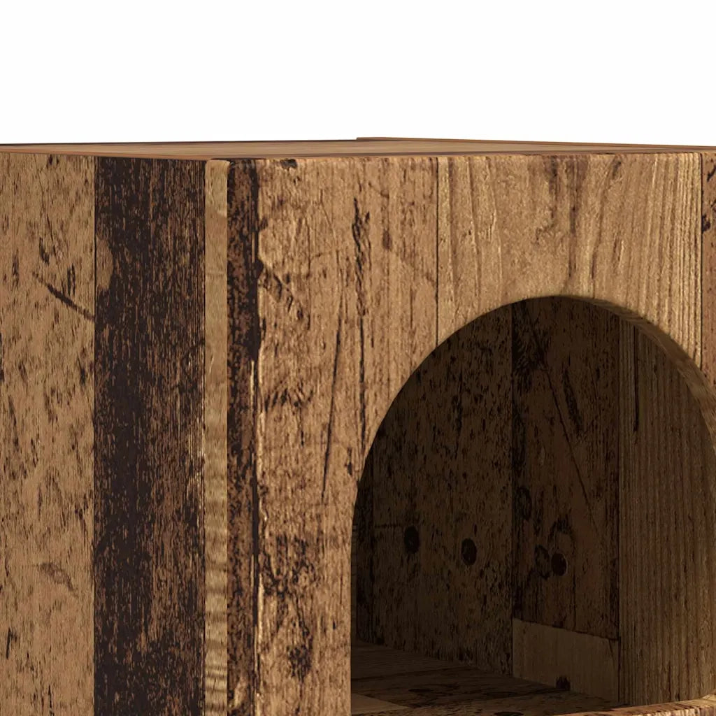 Comodino 2 pcs Legno vecchio 29,5 x 33,5 x 50 cm 891241