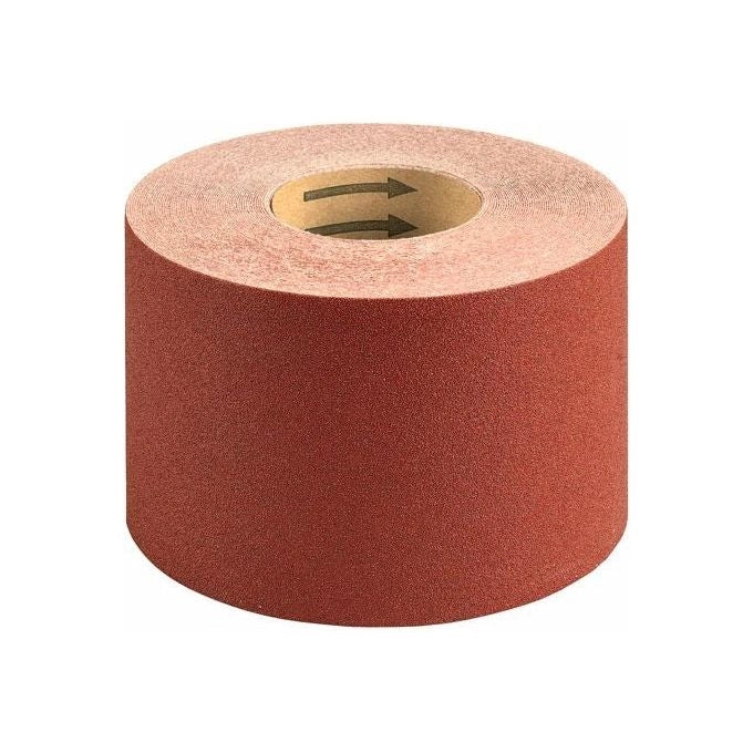 Imperial E28V215060 Carta Resinata Rotolo 25 m Grana 60 Supporto Velcro colore Rosso