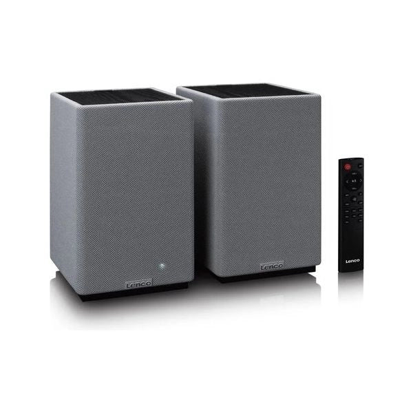 Coppia casse attive lenco spb 240bkgy grey e black