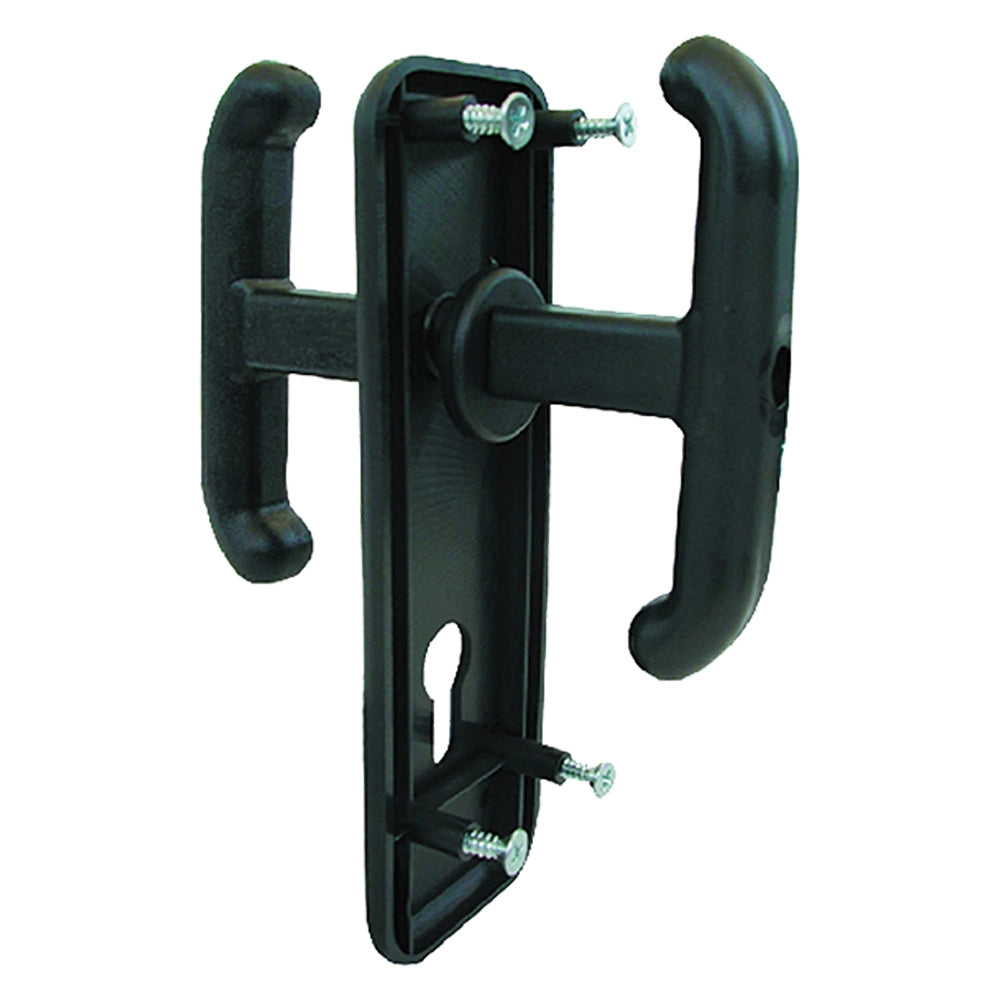 1cf maniglie per porte basculanti art. 433 con placca cod:ferx.332026nlm