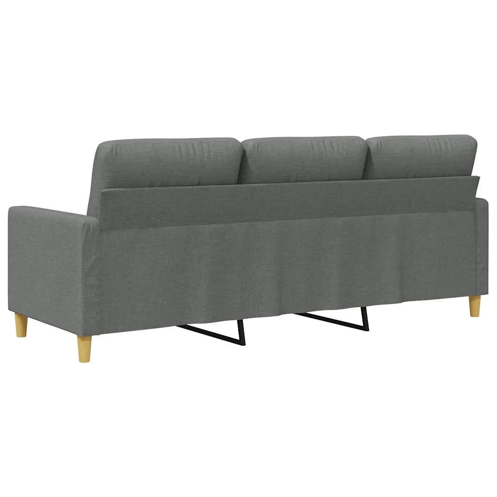 Divano a 3 Posti-Sofa 3 Posti Grigio Chiaro 180 cm in Tessuto 569034
