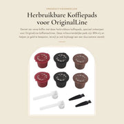 Capsule di caffè riutilizzabili - capsule di caffè riempibili - ecocompatibili - leggere - in acciaio inossidabile - BPA-free