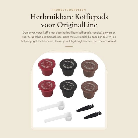 Capsule di caffè riutilizzabili - capsule di caffè riempibili - ecocompatibili - leggere - in acciaio inossidabile - BPA-free
