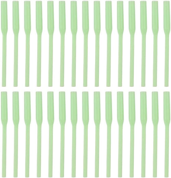 Lijnbeschermers luminosi in PVC - 30 pezzi - Durevoli - Progettati a forma di tubo - Adatti per pesca notturna - Leggeri - Vissiole per pesca