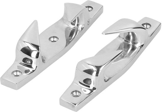 Caviatori in Acciaio Inossidabile - 2 Pezzi - 6 Pollici - Installazione Facile - Prestazioni affidabili - 4 Gomiti