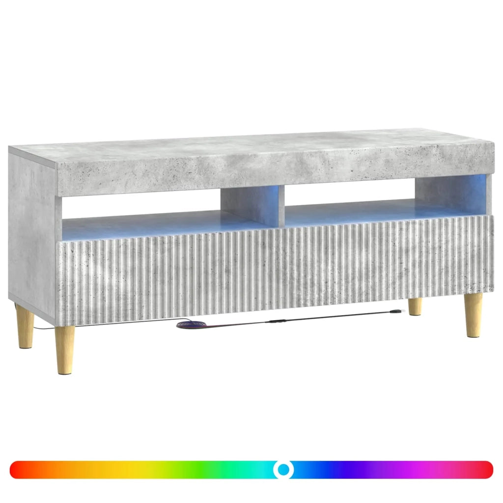 Mobile TV LED Grigio Cemento Legno ingegnerizzato 896768