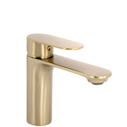 Rubinetto Da Lavabo Rea Drop Brush Gold Low