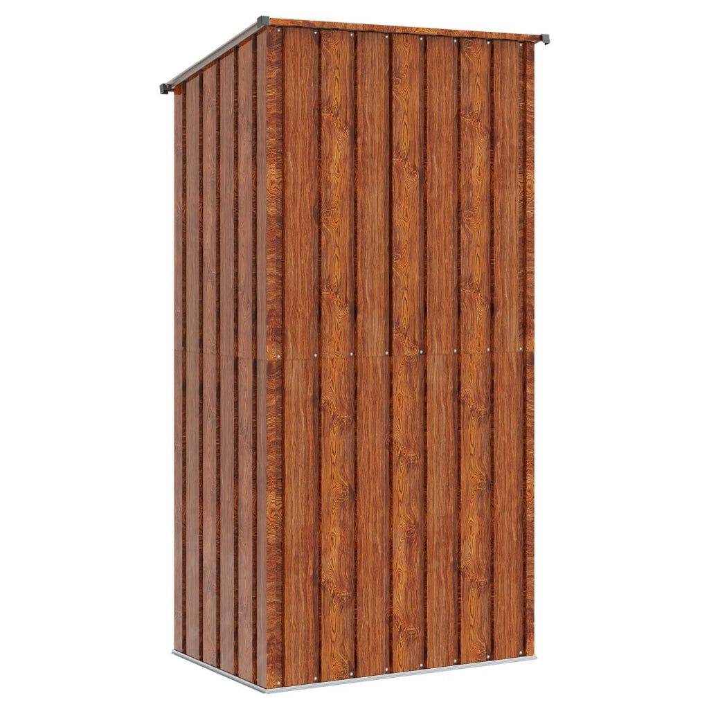 Casette da giardino Marrone 103 x 74 x 200 cm Metallo 42011294