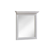 Specchio bagno bianco 76x65 cm cornice spessa 11 cm design