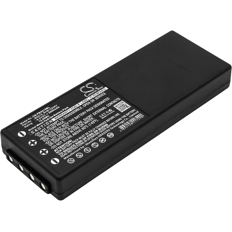 BATTERIA COMPATIBILE HBC FBA210BL NiMH 6V 2000 mAh