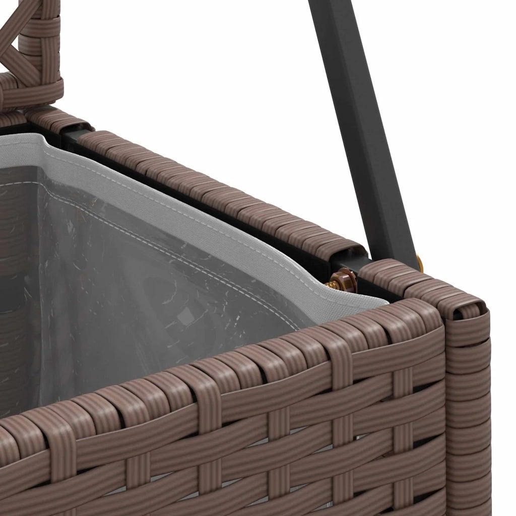 Fioriera a traliccio da giardino Marrone 70 x 30 x 135 cm 366619