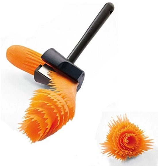 Taglierino Creativo per la Cucina - Taglia Verdure - Trituratore di Zucchine - Facilita i Lavori - Plastica - Lunghezza Totale 15 cm