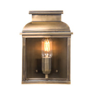Applique esterno ottone anticato E27 60W Old Bailey