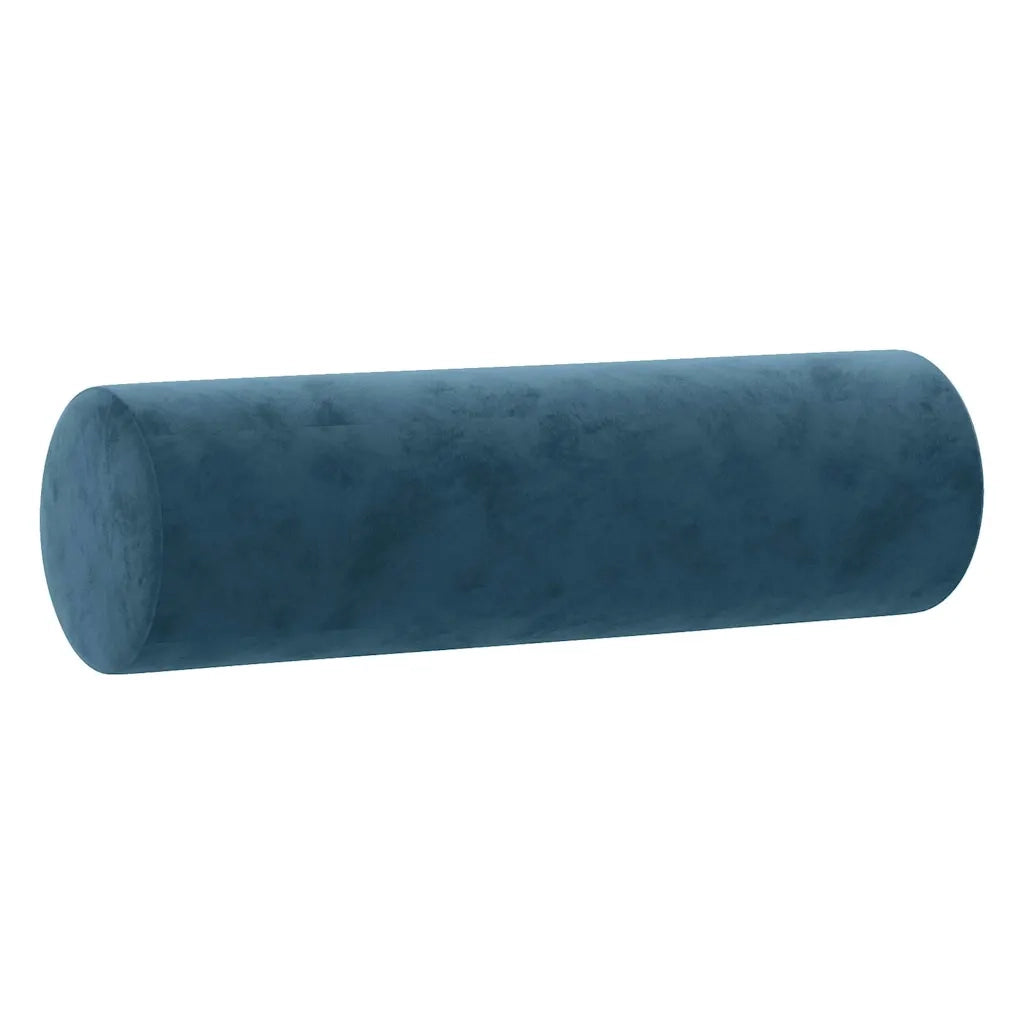 Set di Divani 3 pz con Cuscini Blu in Velluto