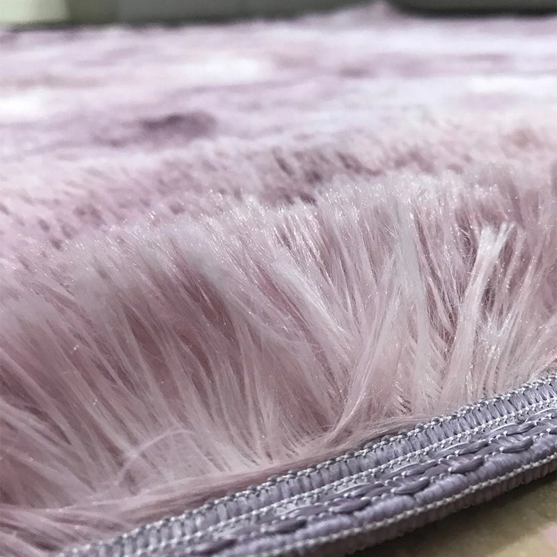 Tappeto rosa peluche shaggy 220x160 cm