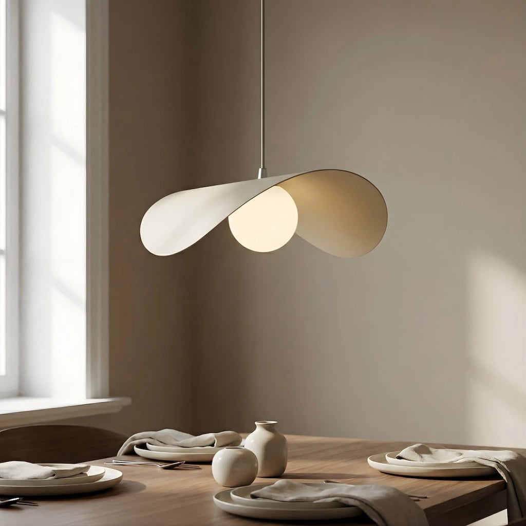 Lampada a sospensione RITUAL beige bianco 1xG9 Emibig