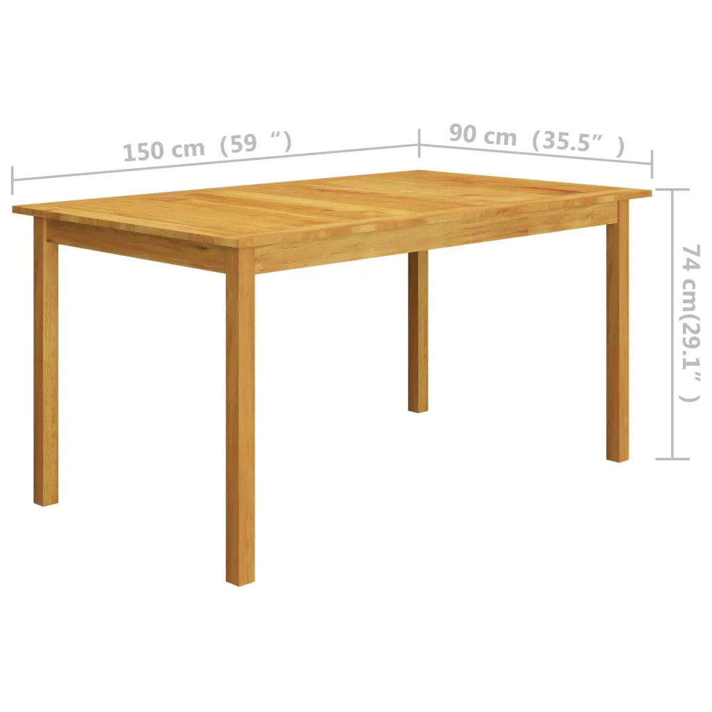 Set Mobili da Pranzo per Giardino 7 pz Nero 3067813