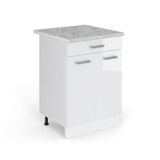 Vicco Base universale Bianco lucido 60 cm con cassetti