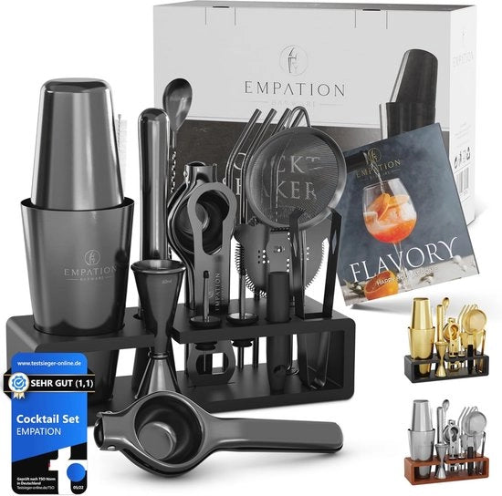 Set da Cocktail con Shaker e Accessori da Bar – Perfetto per i Cocktail