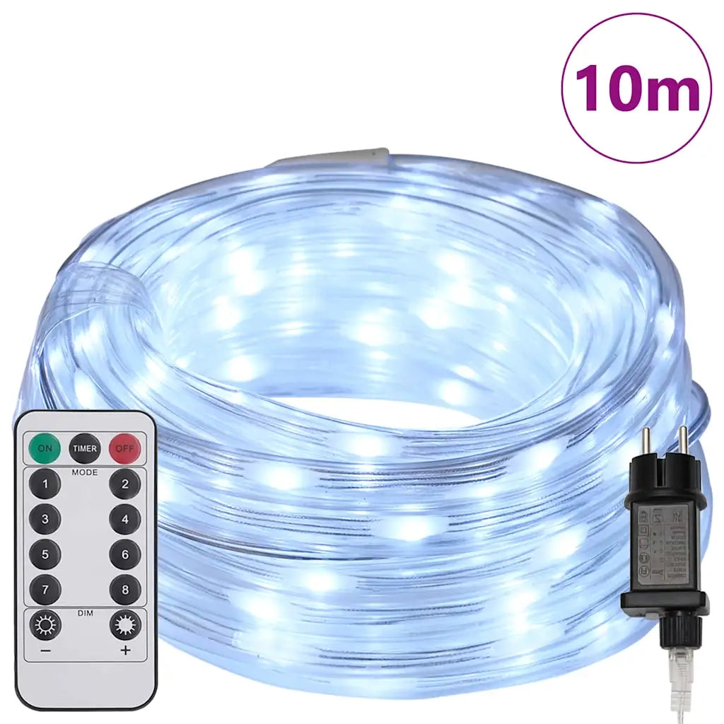 Luce a corda con 240 LED Bianco Freddo 10 m PVC 42018944