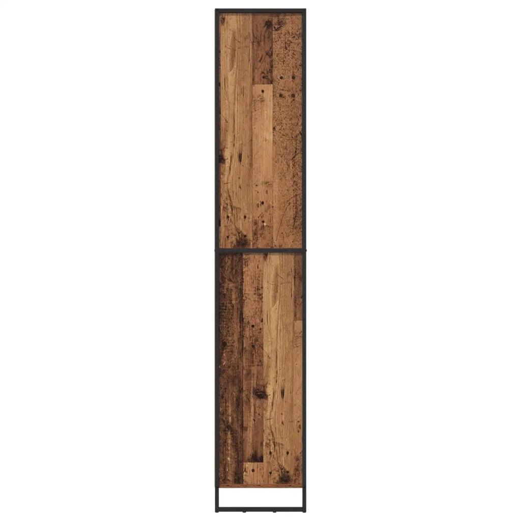 Armadi alti 2 pcs Legno vecchio 60 x 36 x 200 cm