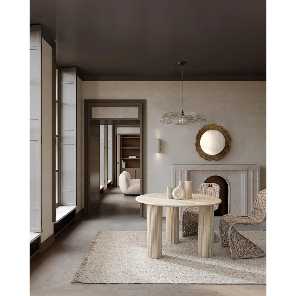 Tappeto in Lana Tessuto a Mano con Frange 160x230 cm - COX